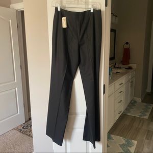 NWT GUNEX for Bergdorf Goodman Size 10 women’s dress pants in Dark Gray